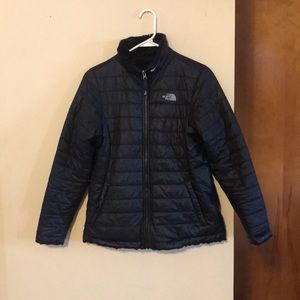 Reversible Black North Face Jacket